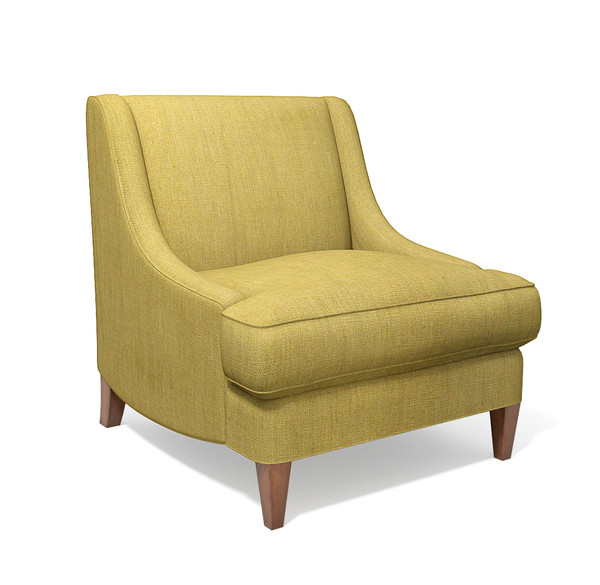 hickory white 4613-01 3d max - Hickory White 4613-01 armless chair by 3dlibrary